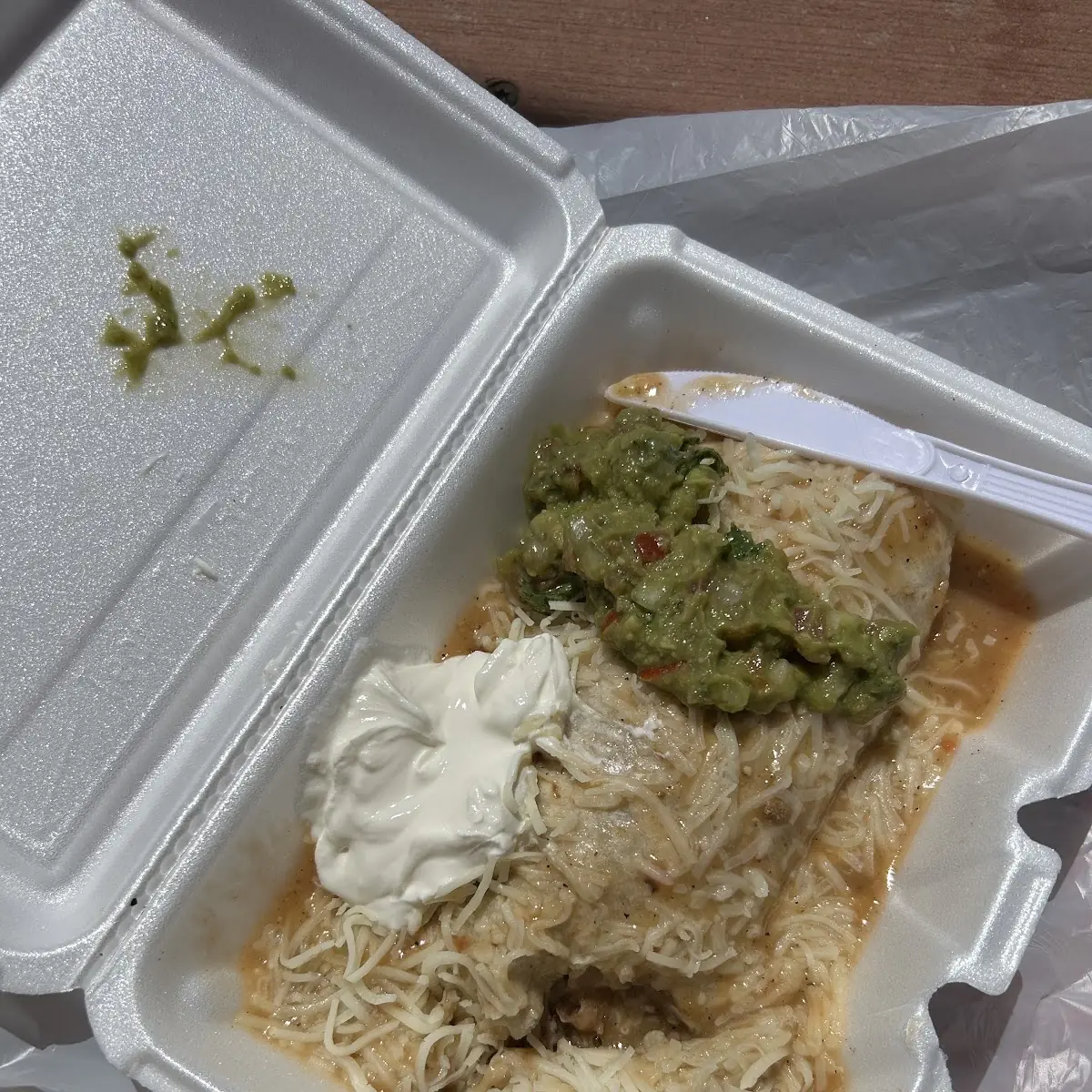 CHORIZO & BEAN BURRITO