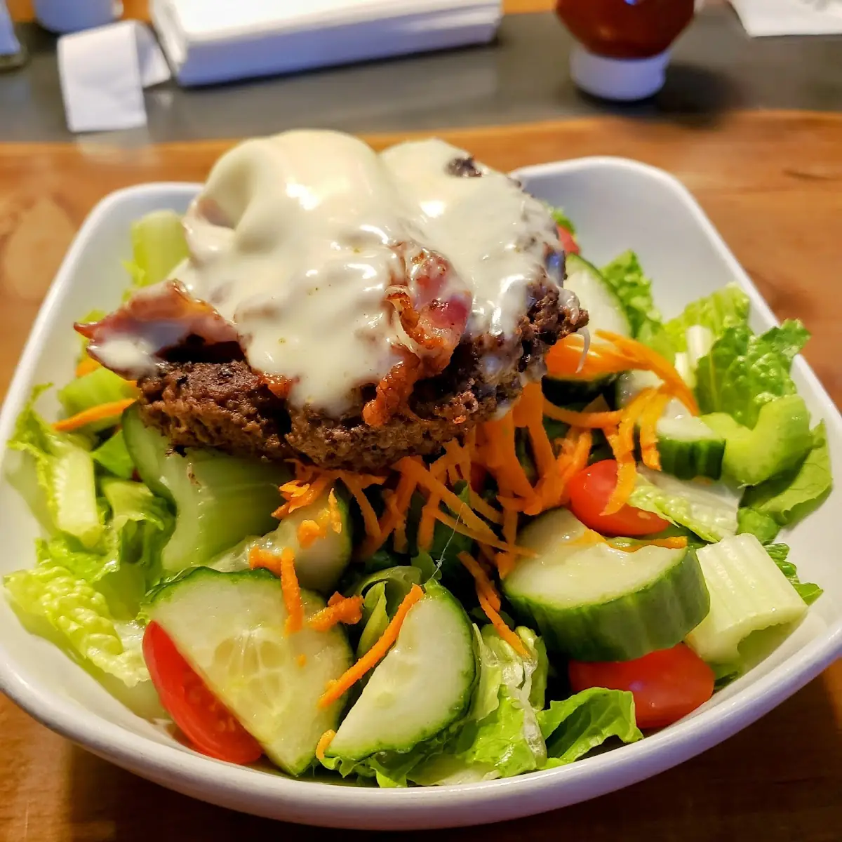 All American Bacon Burger Salad
