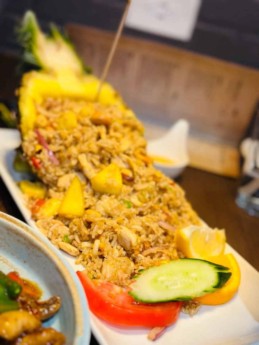 Grand Royal Pineapple Fried Rice with Chicken and Shrimp, Thairoomgrand York Mills