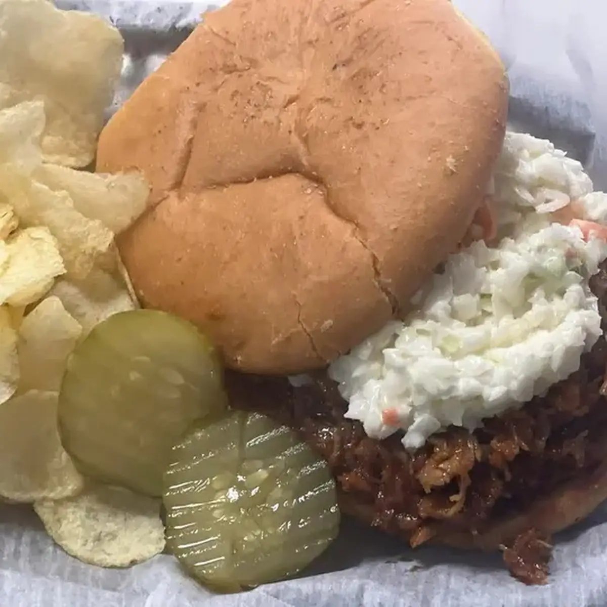 Southern BBQ Pulled Pork Sandwich
