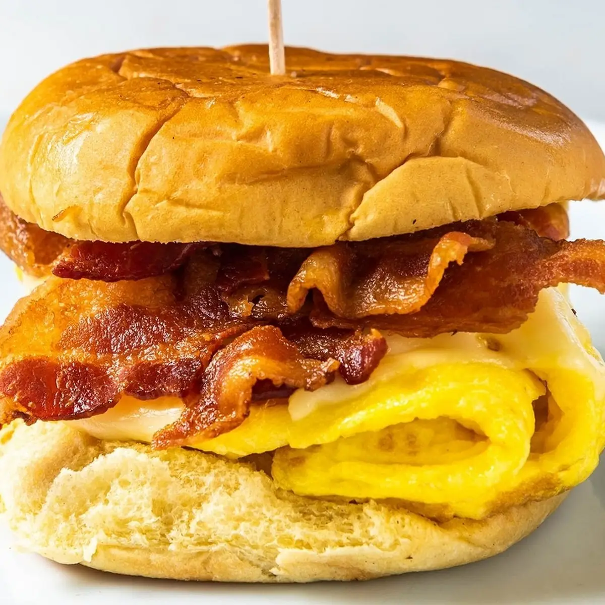 Bacon Egg & Queso Sandwich