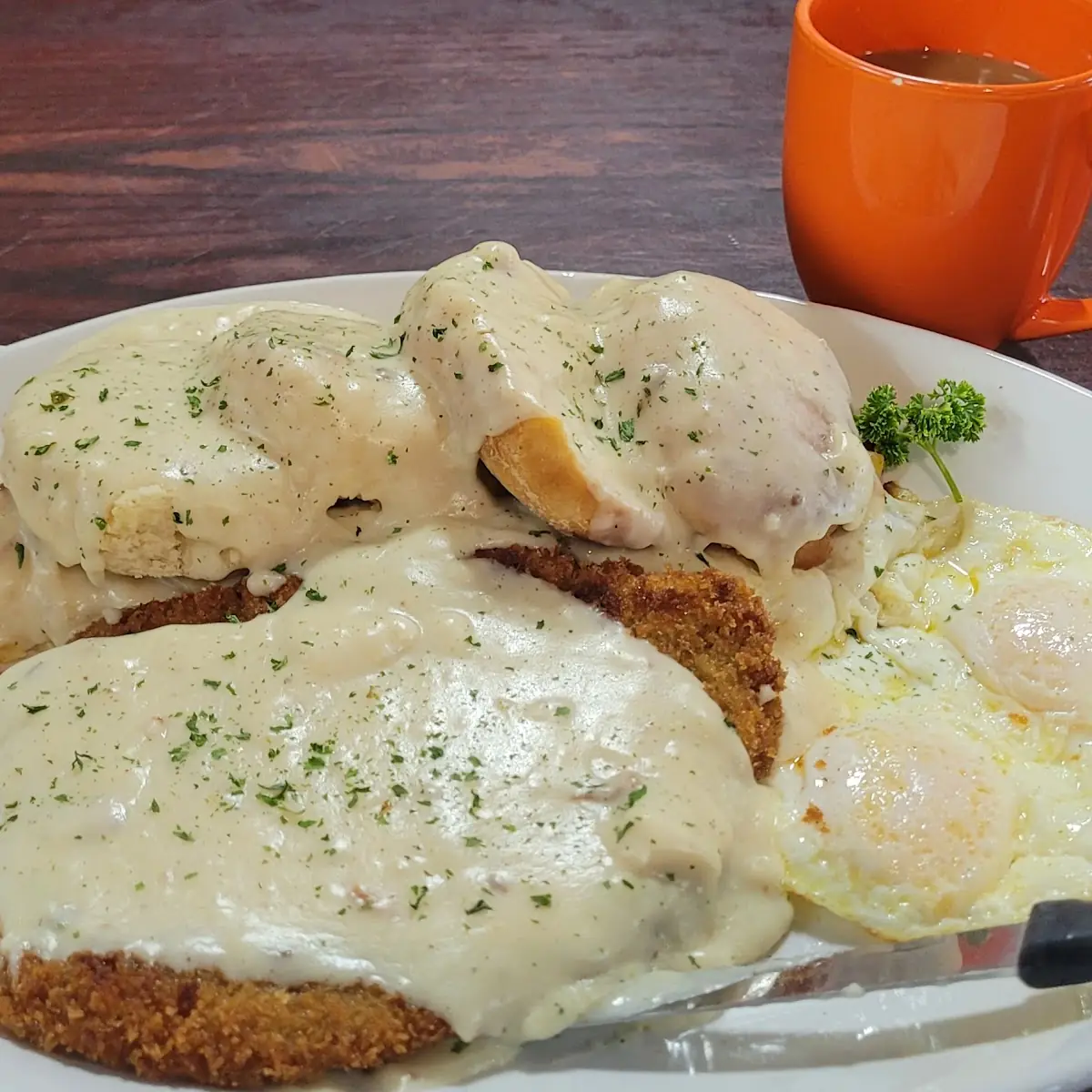 Chicken Fried Steak & Eggs