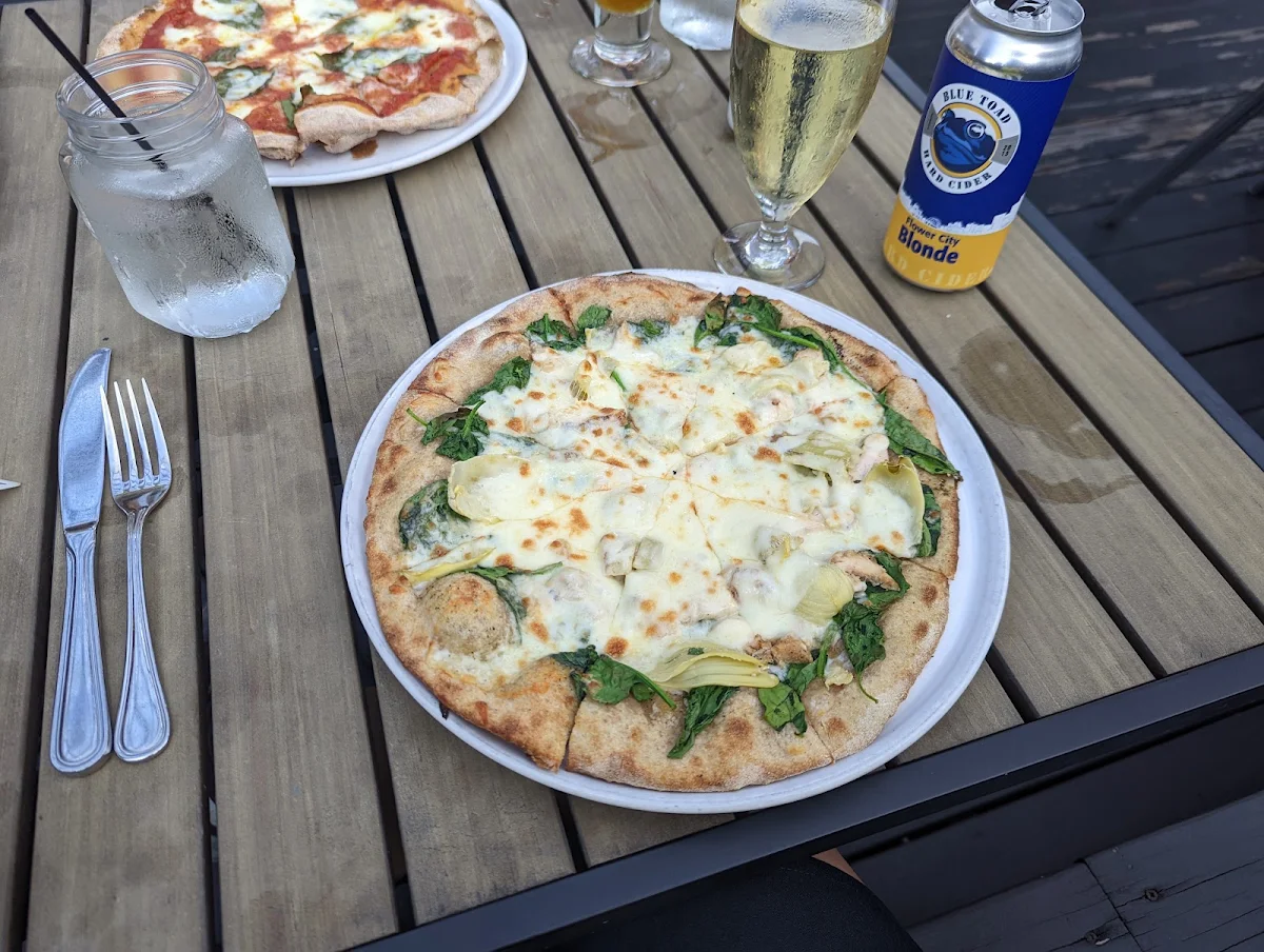 Spinach Artichoke Pizza