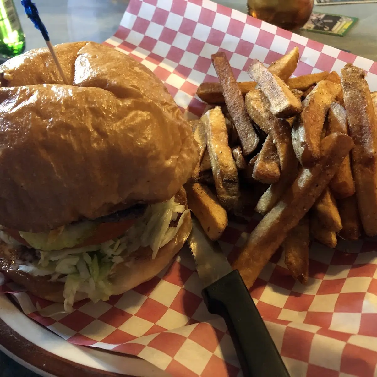 Burger and Fries