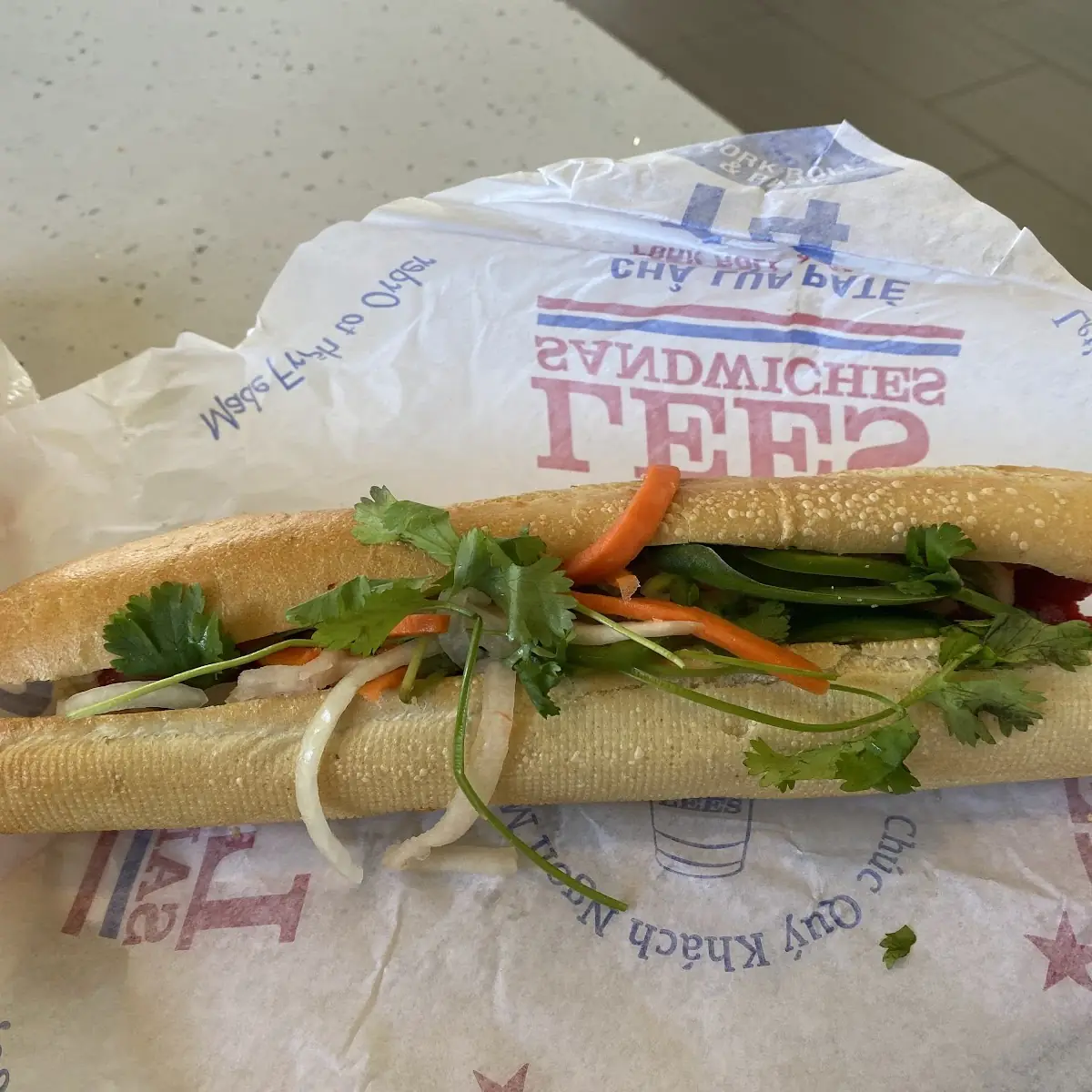 Asian Pork Sandwich