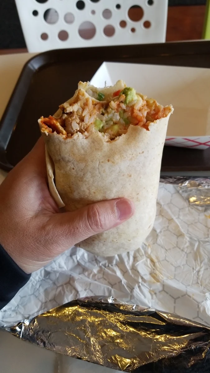 Spicy Chicken Burrito