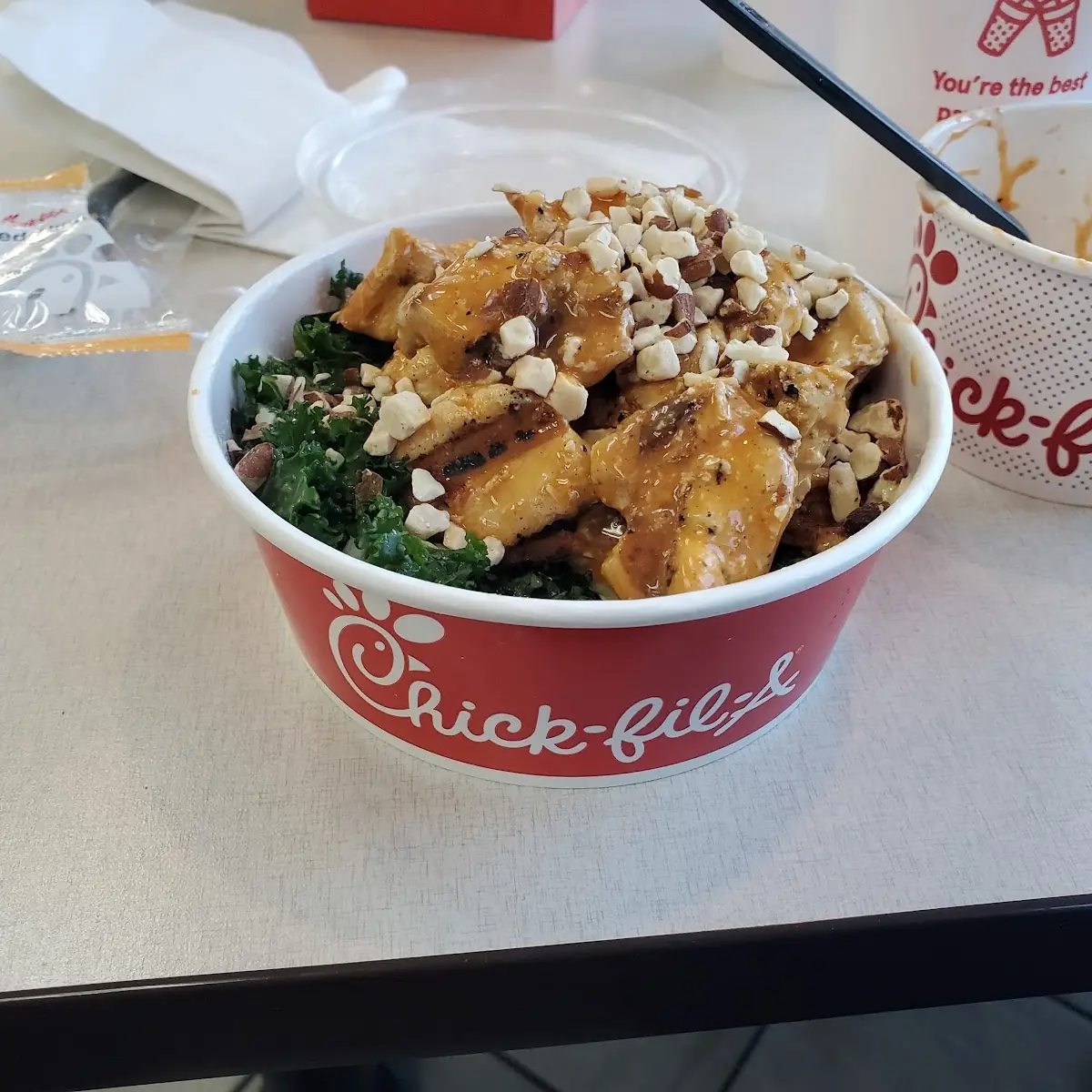 Grilled Chicken and Kale Salad