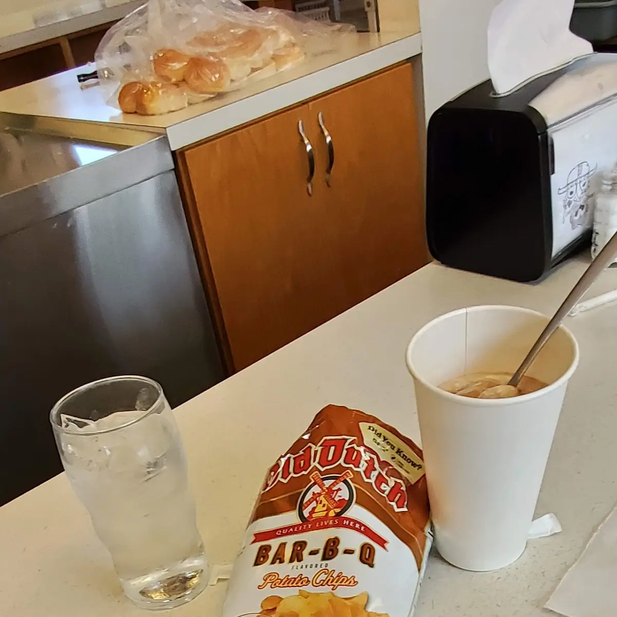 Double Burger Sliders Chips and Chocolate Shake