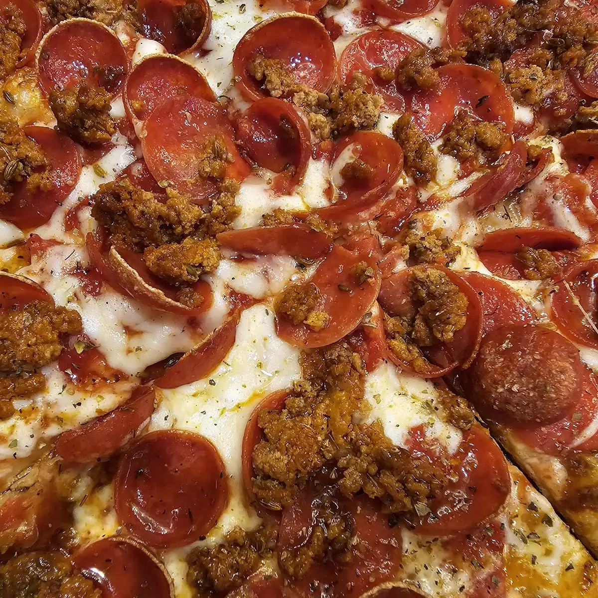 Pepperoni with Hot Honey Drizzle