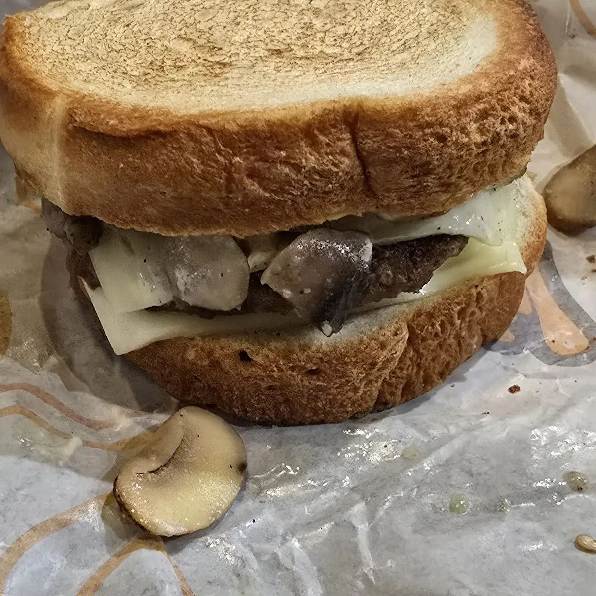 Swiss Mushroom Burger