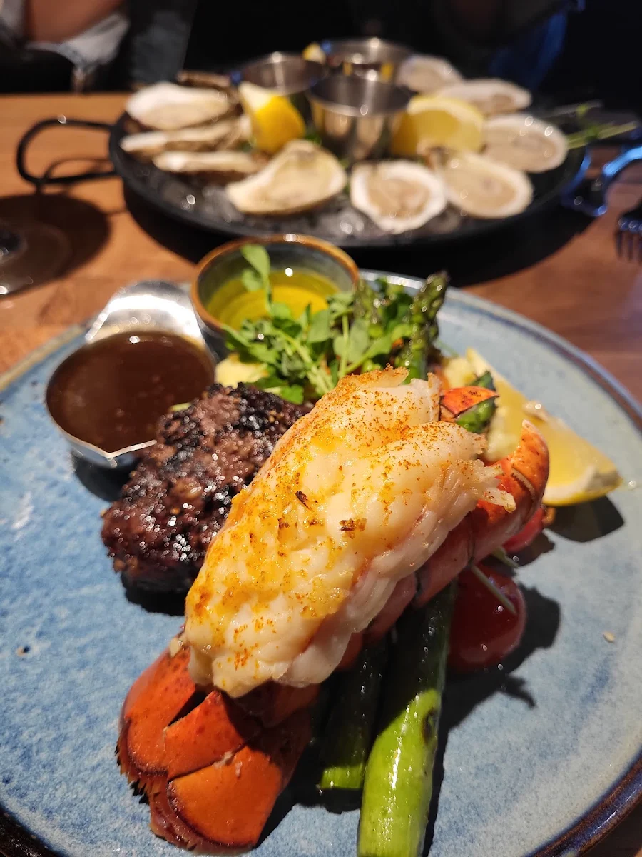 Steak and Lobster Tail