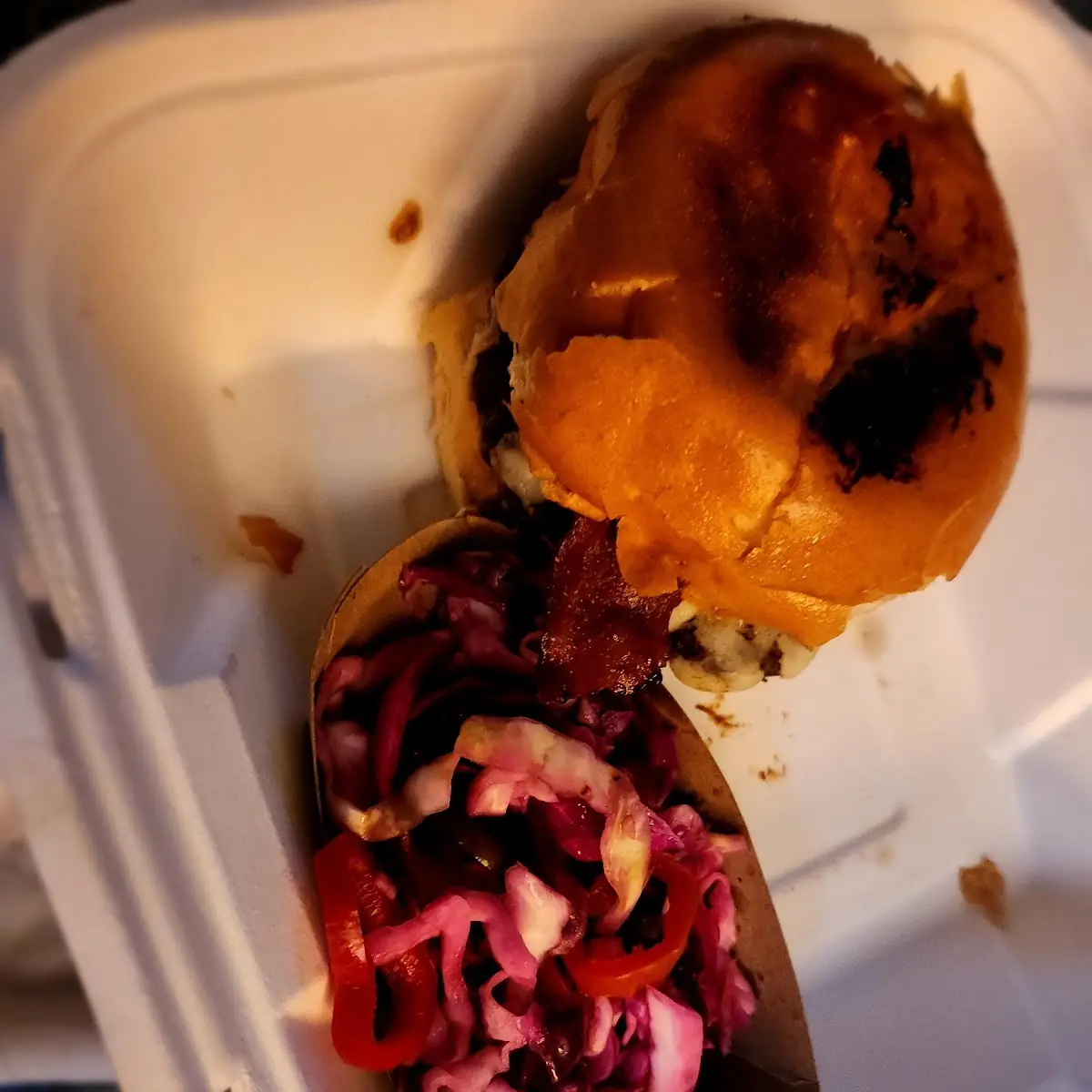Korean Burger with Slaw