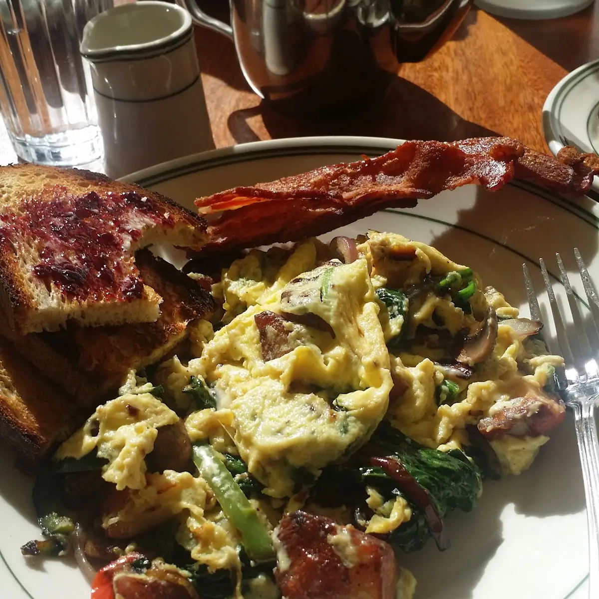 Black Forest Scrambled Eggs