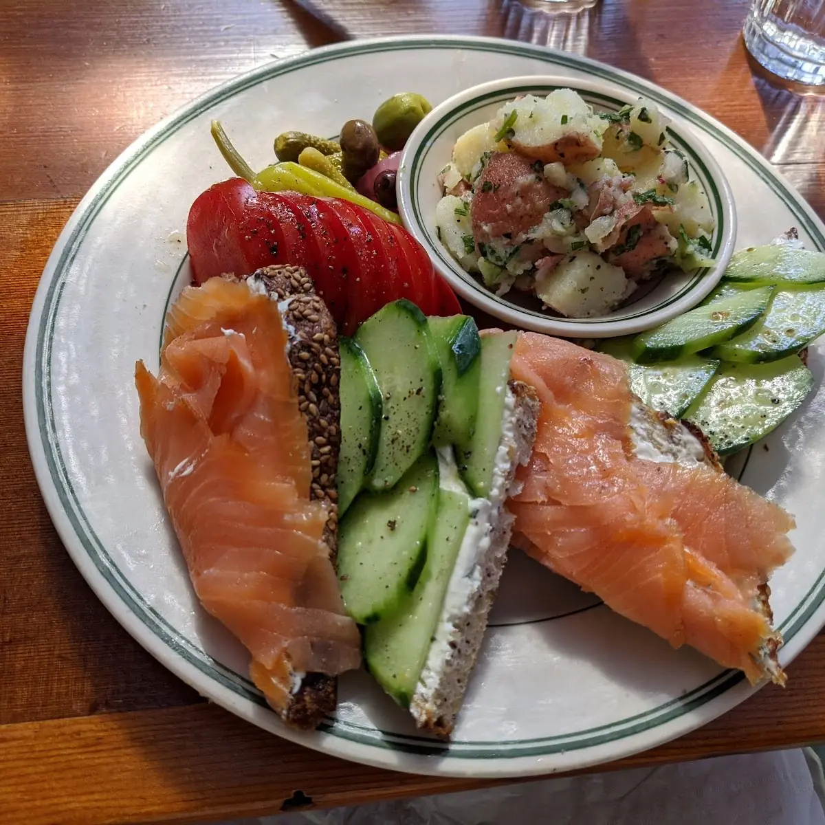 Smoked Salmon Sandwich