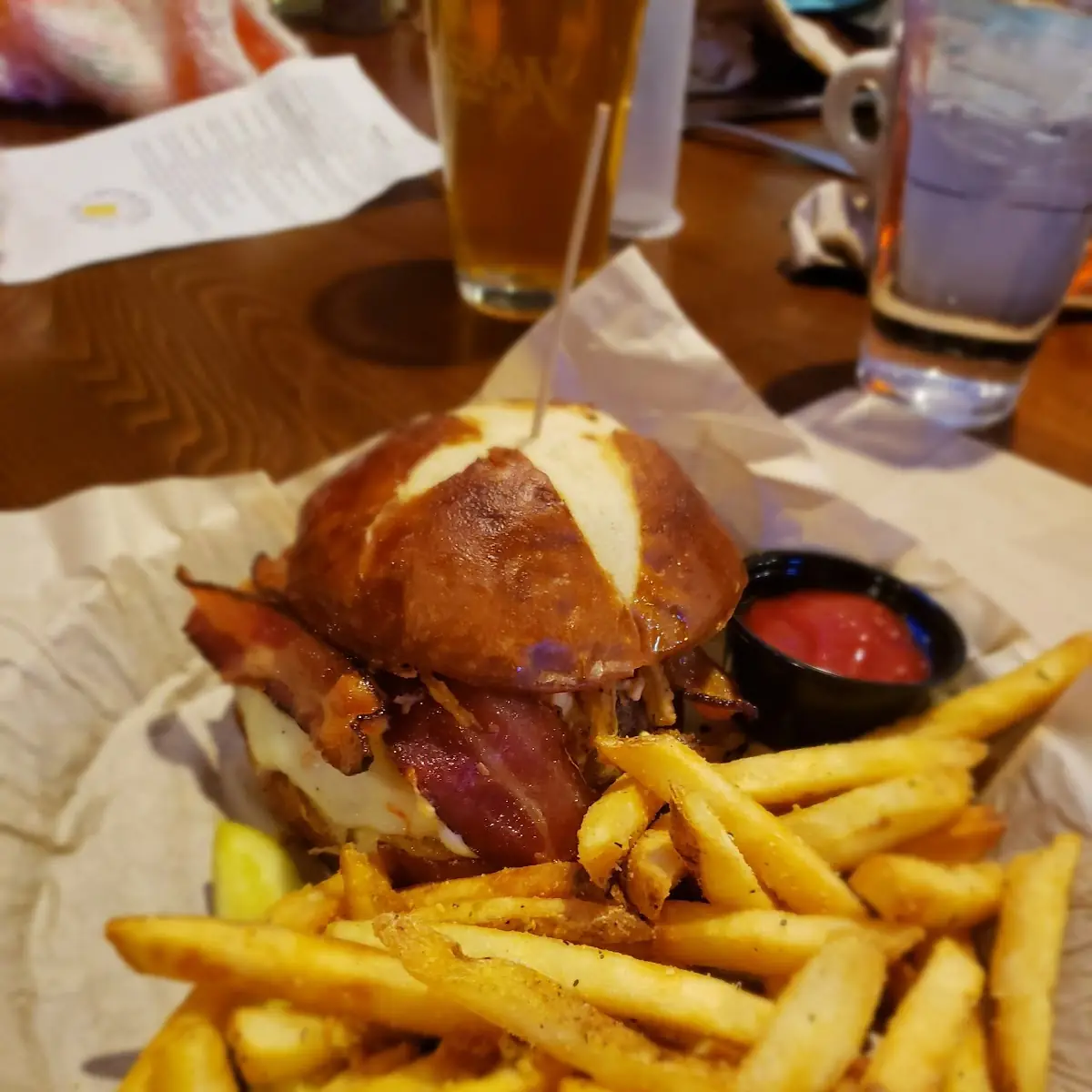 Beer Cheese Juicy Lucy