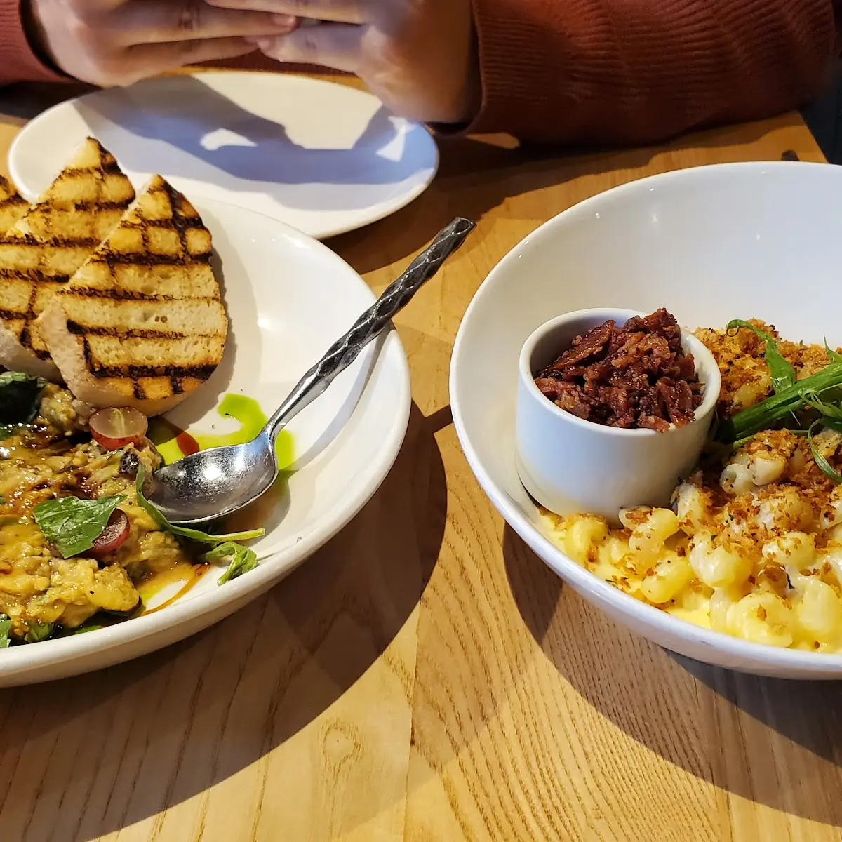 Baba Ghanoush & Mac and Cheese