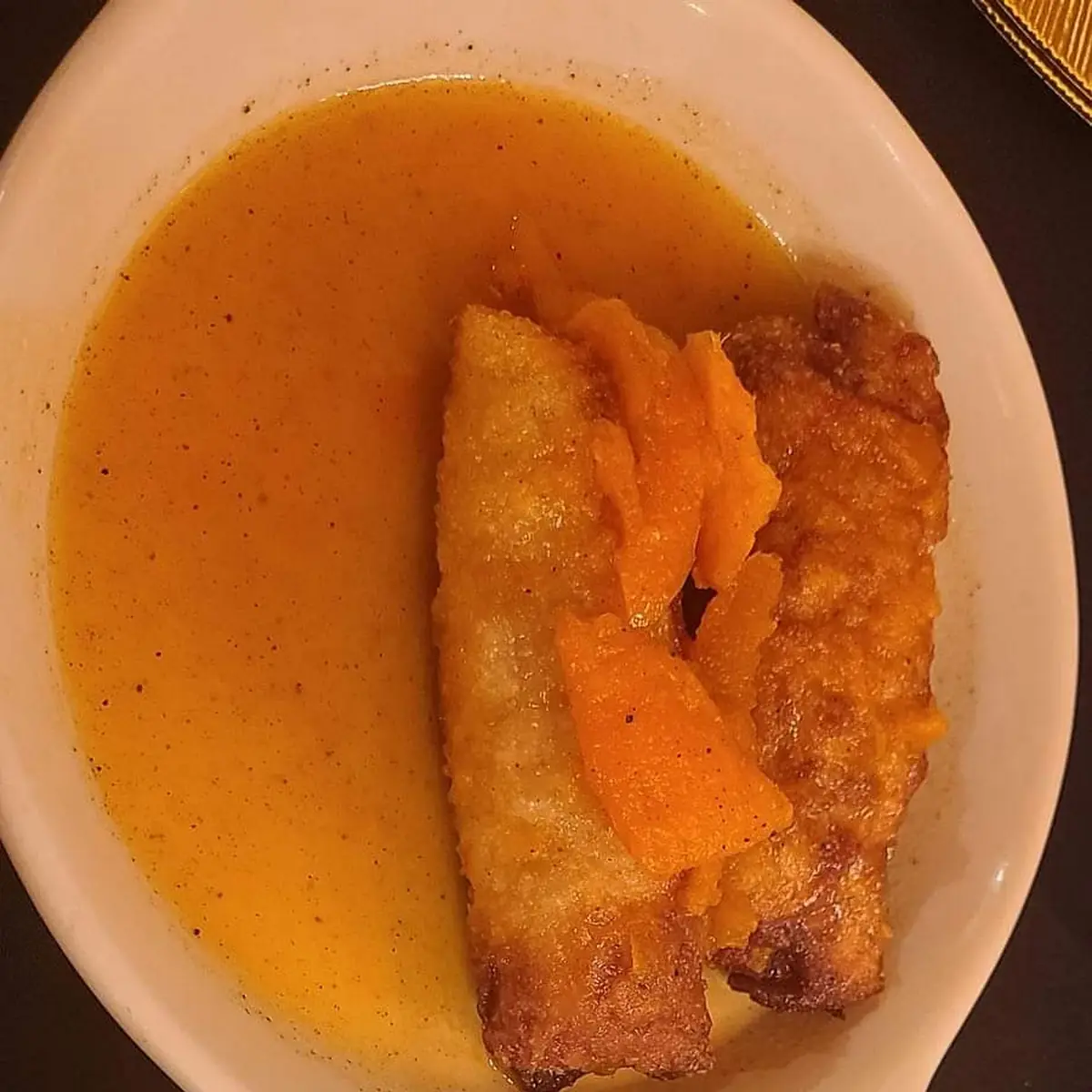 Fried Green Tomatoes Yam and Mac and Cheese Eggrolls