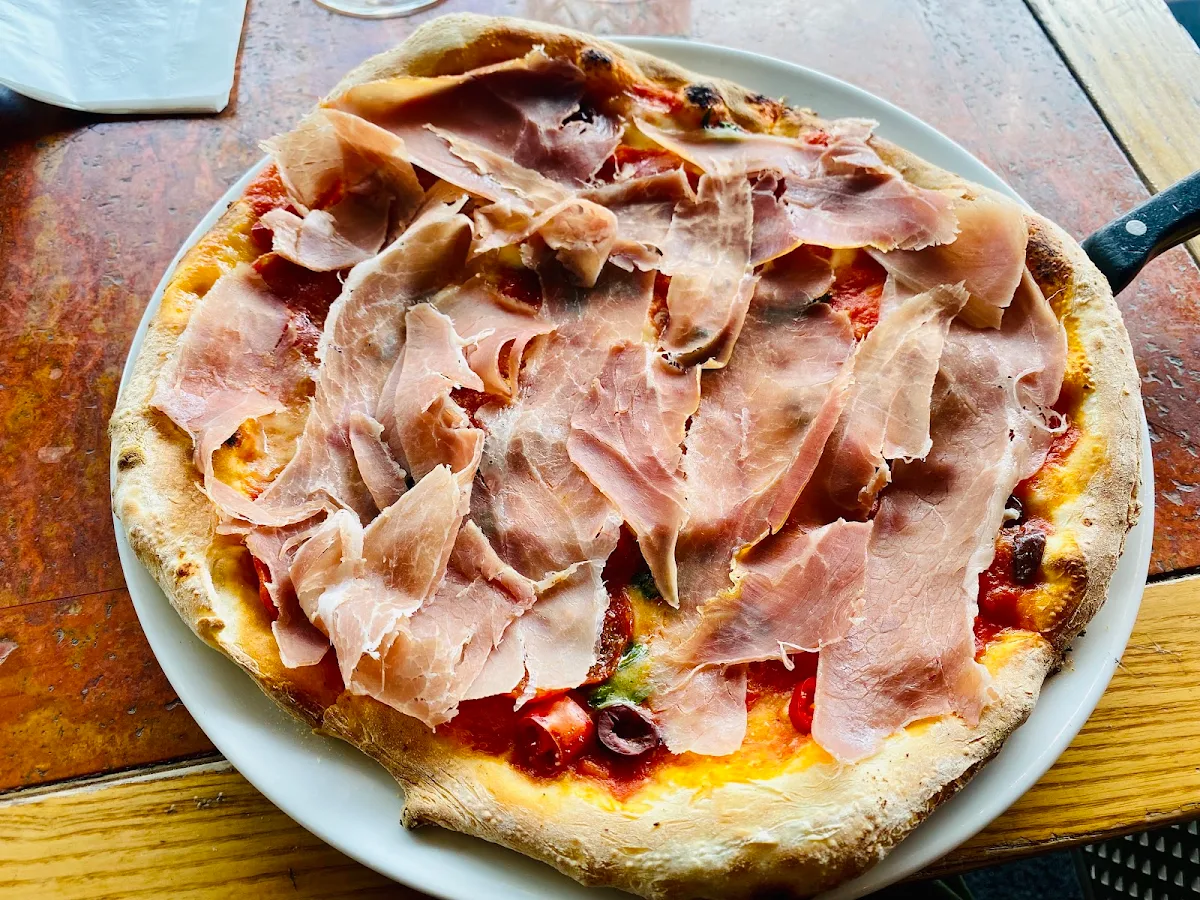 Pizza Prosciutto, IL FORNELLO on Danforth