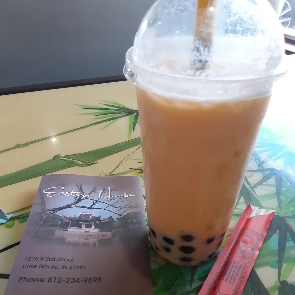 Peach Tea Boba