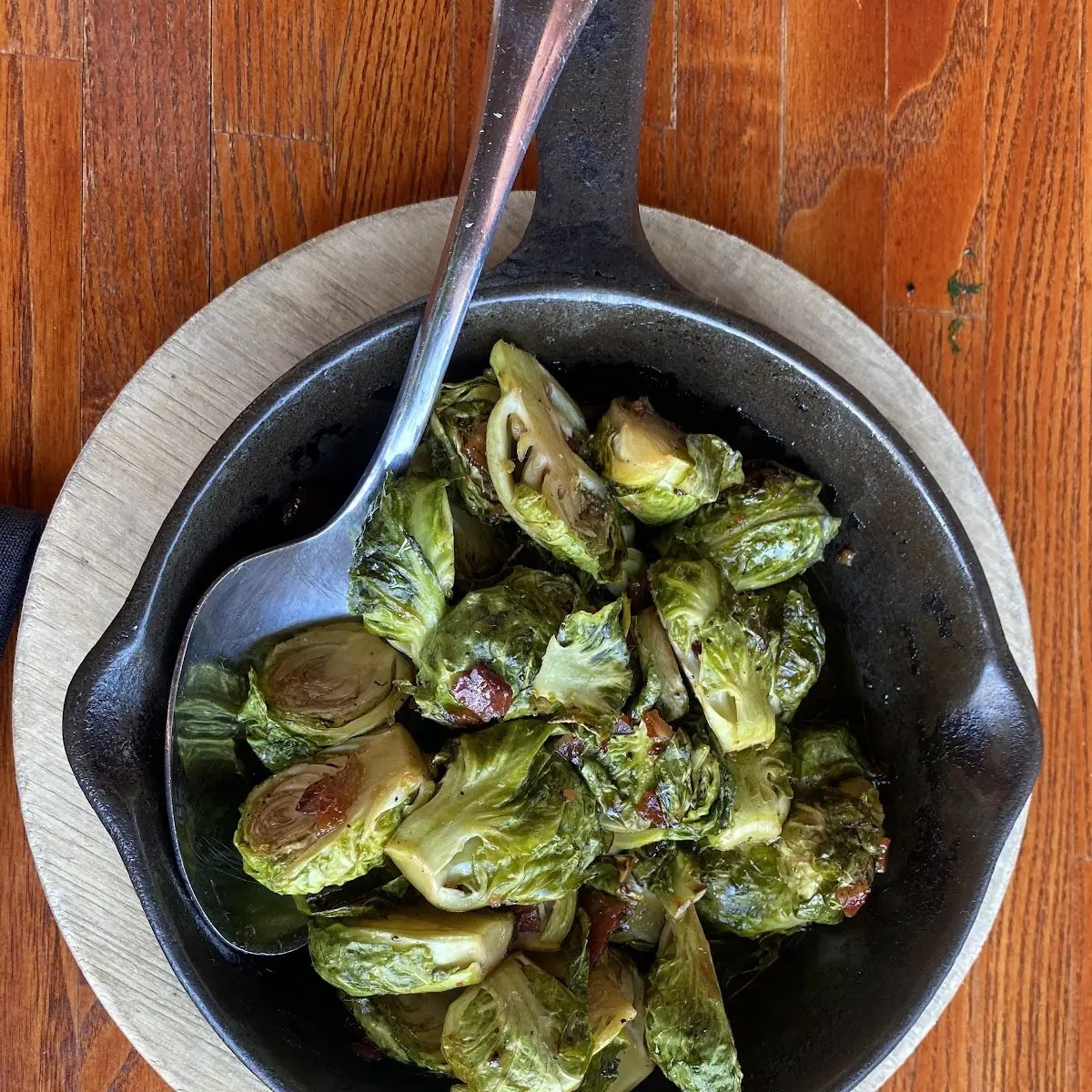 Roasted Maple & Bacon Brussel Sprouts