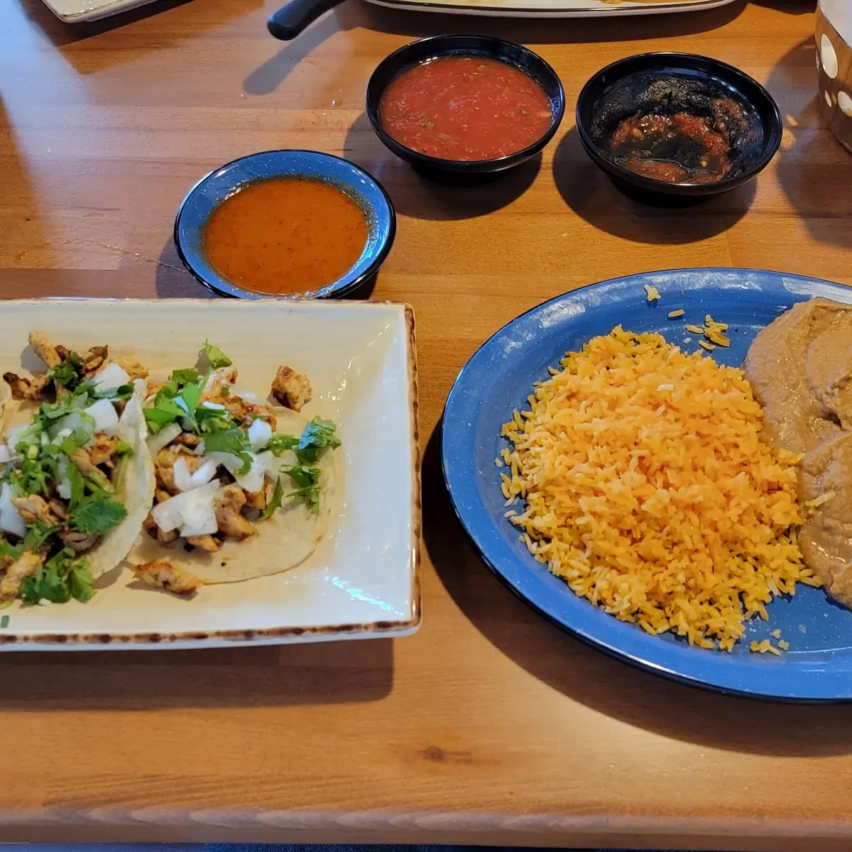 Chicken Tacos Mexican Style