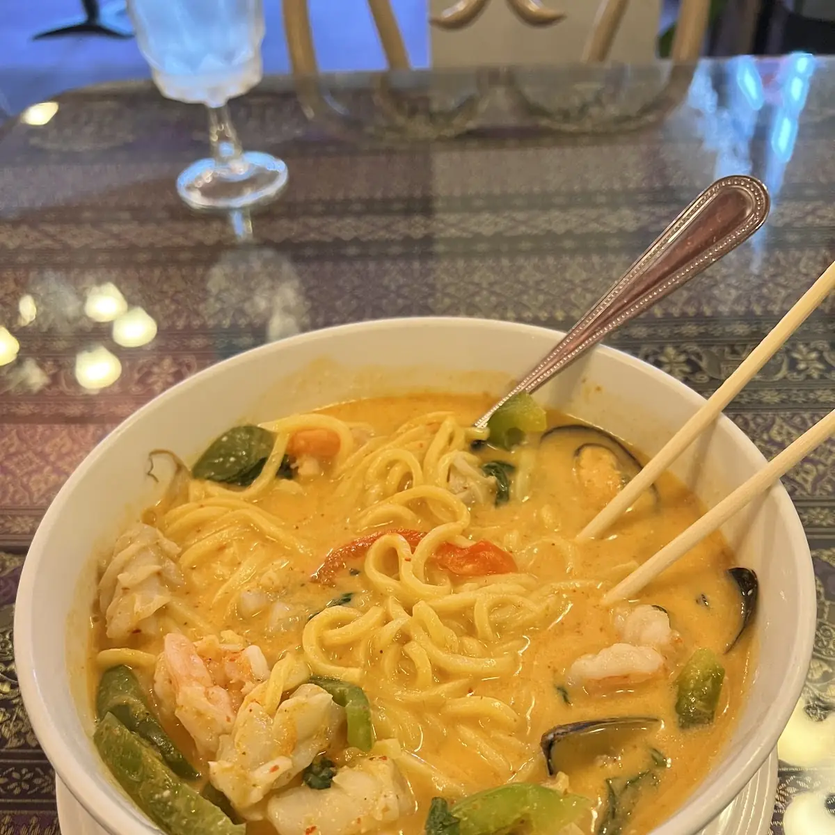 Seafood Red Curry Soup