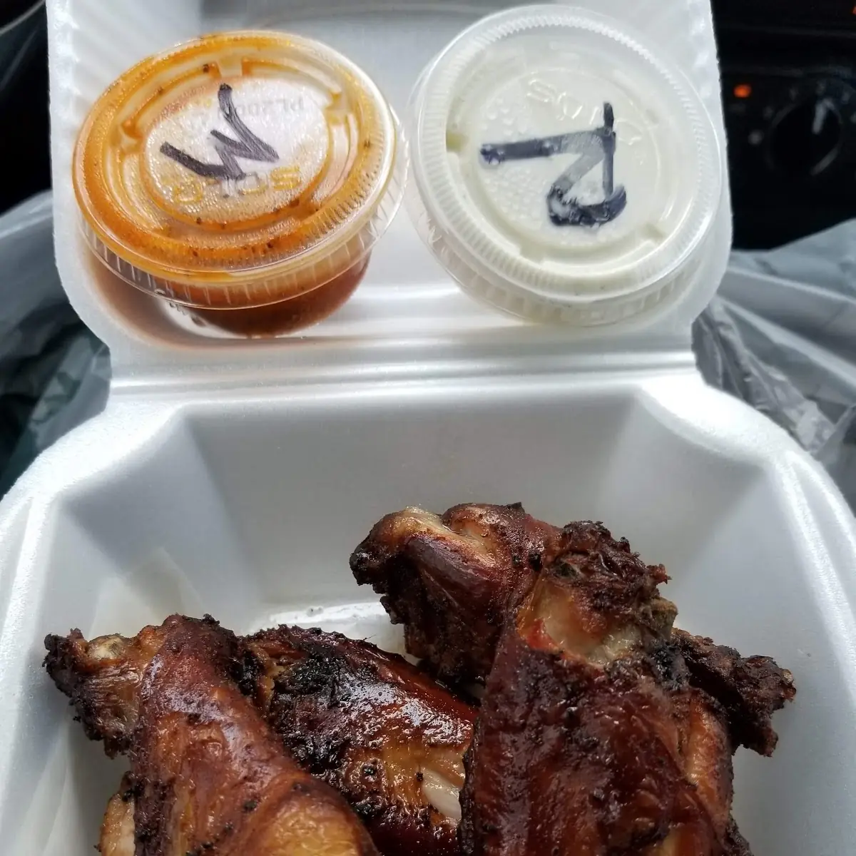 Jumbo Smoked Chicken Quarter Plate