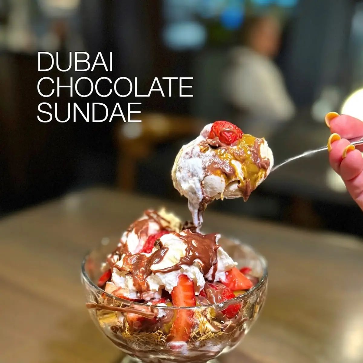 Dubai Chocolate Sundae