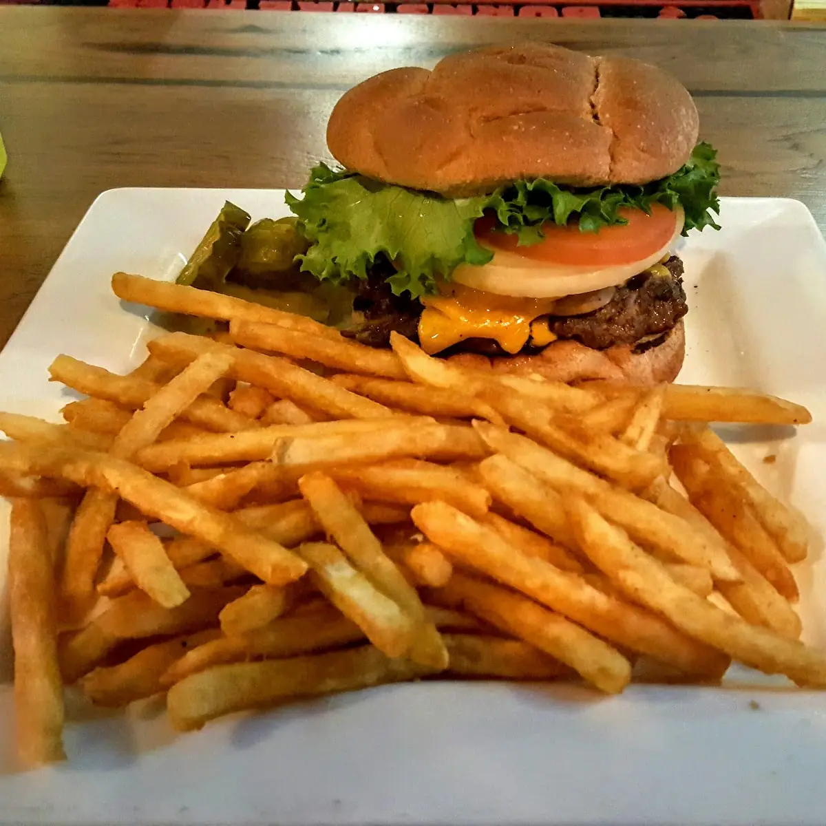 Burger with Mushrooms