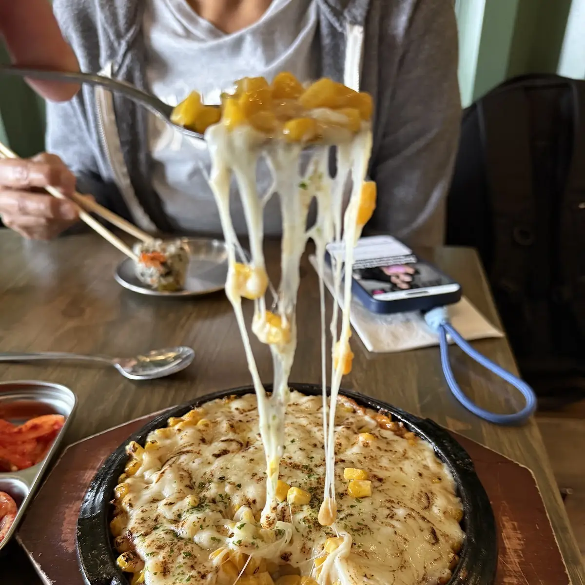 Spicy Chicken Buldak with Cheese