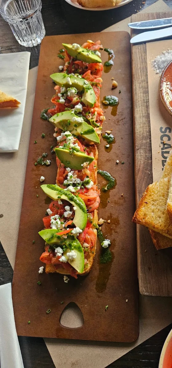 Avocado Bruschetta, Scaddabush Italian Kitchen & Bar Don Mills