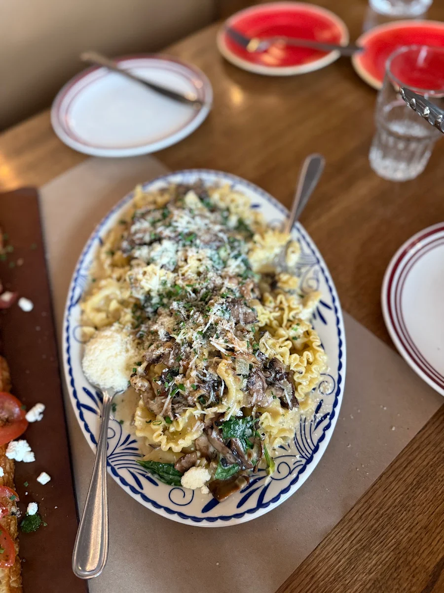 Mushroom Truffle Mafalde, Scaddabush Italian Kitchen & Bar Don Mills