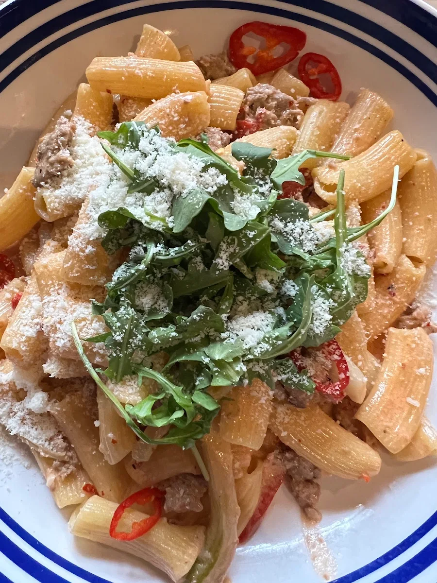 Sausage & Fennel Rigatoni, Scaddabush Italian Kitchen & Bar Don Mills