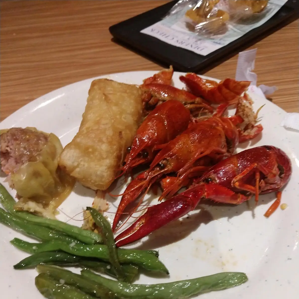 Crawfish and Green Beans