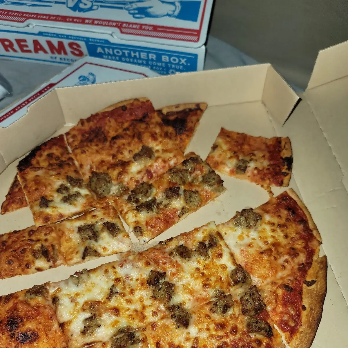 Thin Crust Sausage
