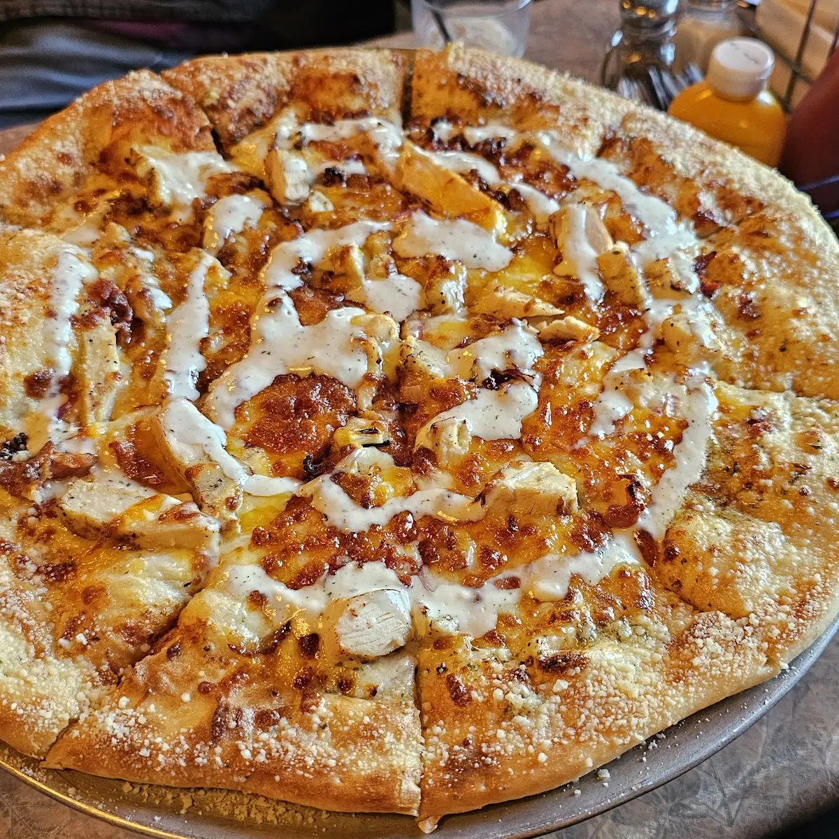 Chicken Bacon Ranch Pizza