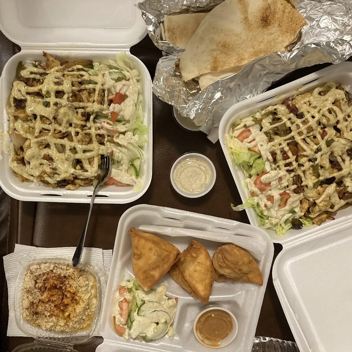 Baba Ghanoush and Pita Bread