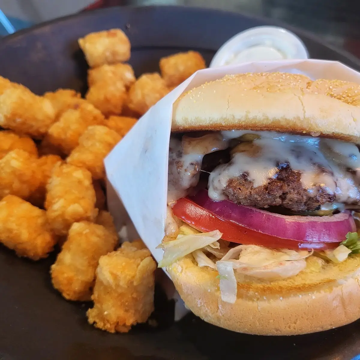Mushroom Swiss Burger