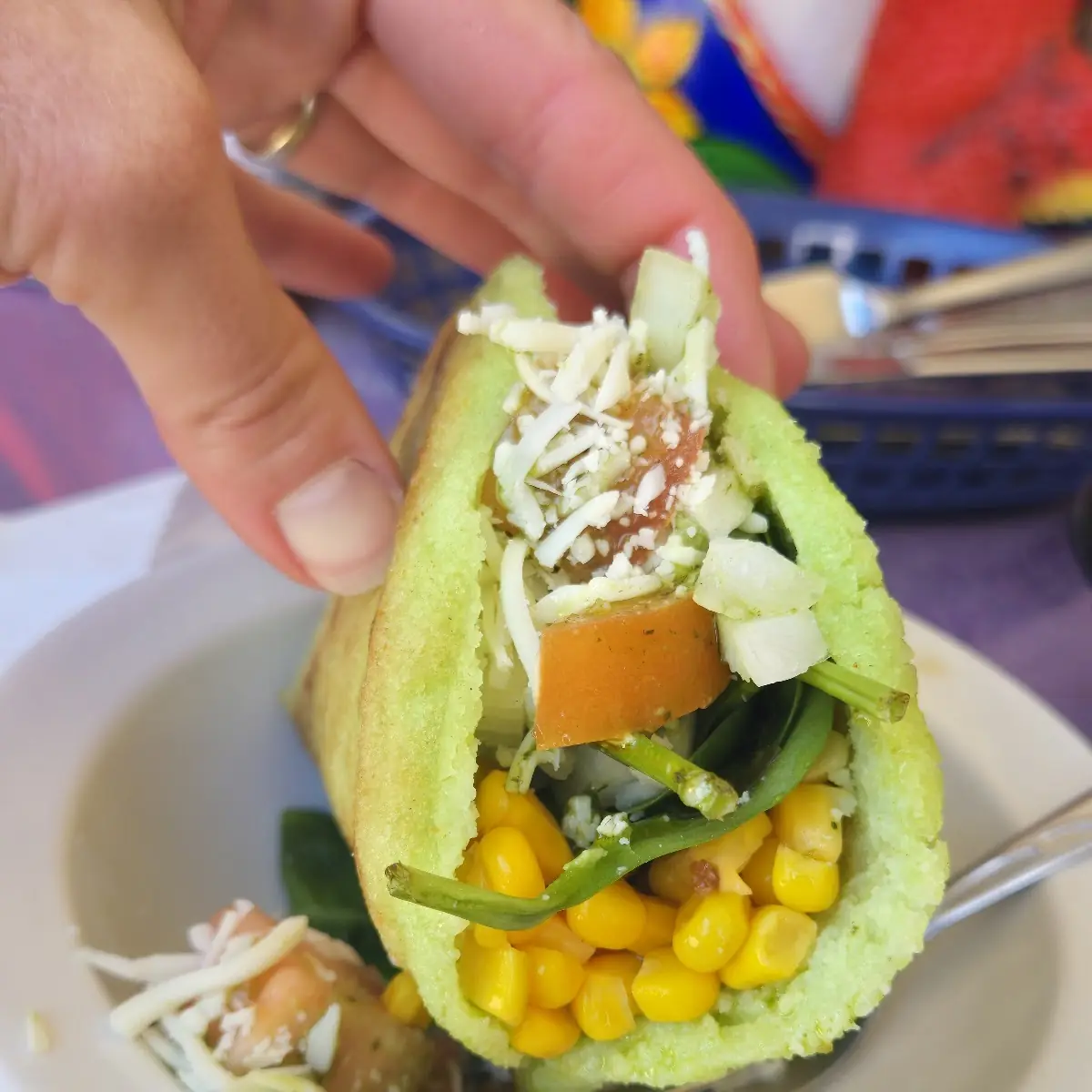 Vegetarian Arepa