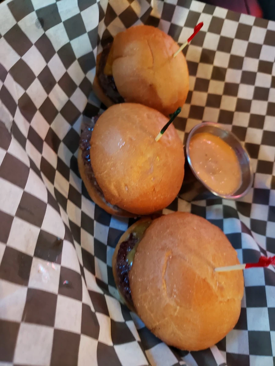 Three Cheeseburger Sliders