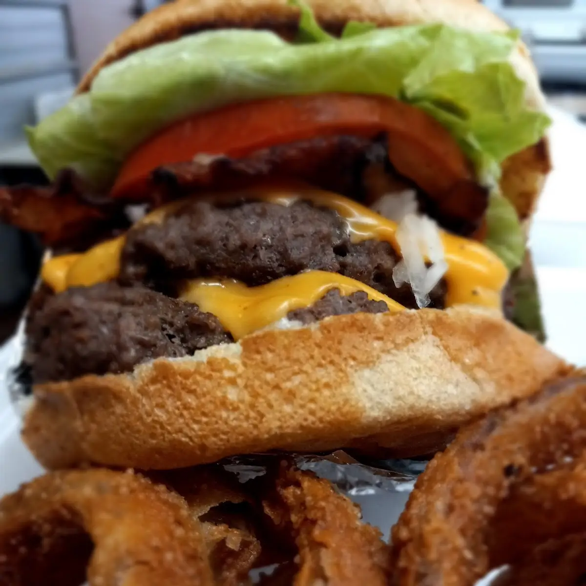 Double Cheeseburger Basket