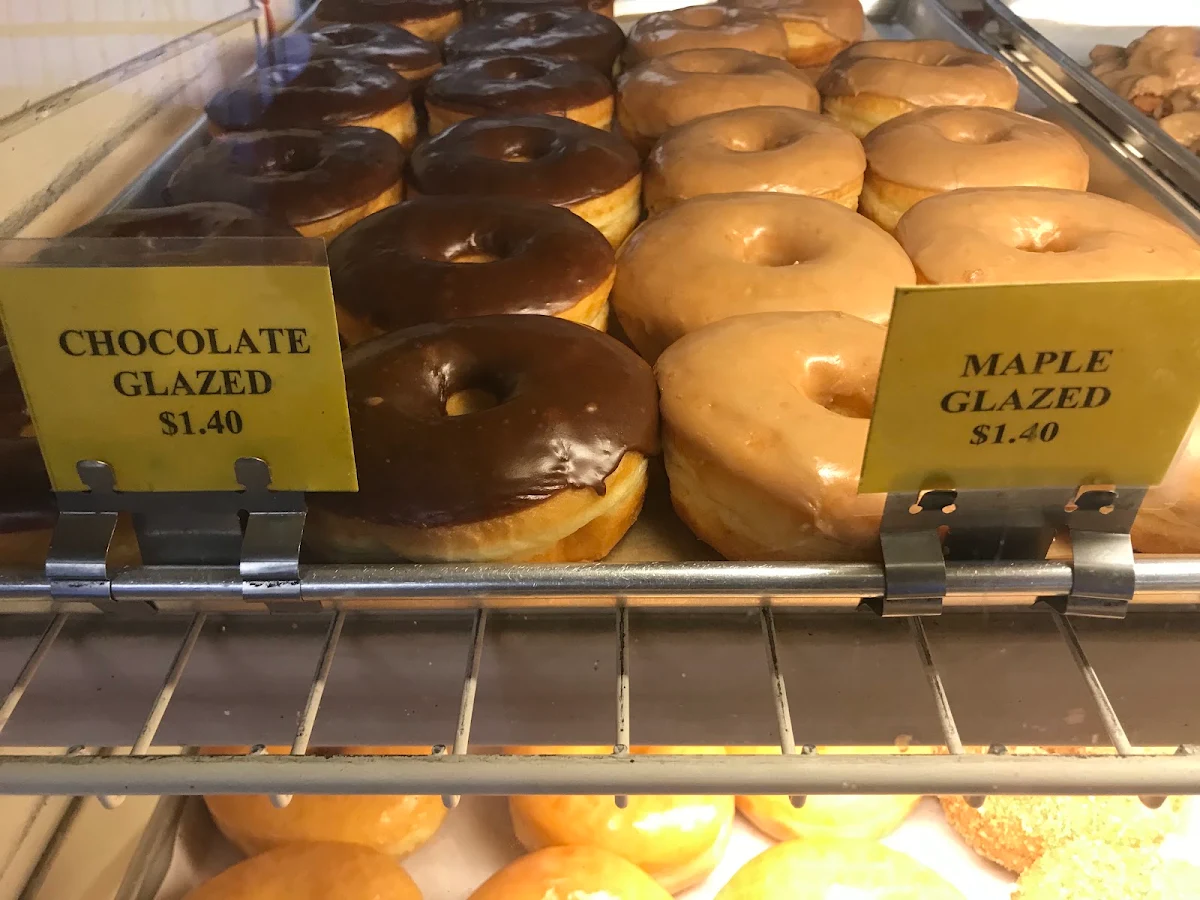 Chocolate and Maple Glazed Donuts