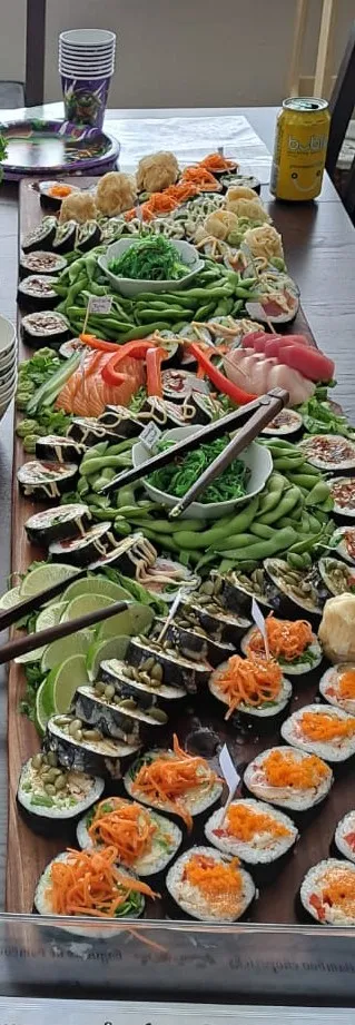 Party Platter Sushi, The Humble Lotus