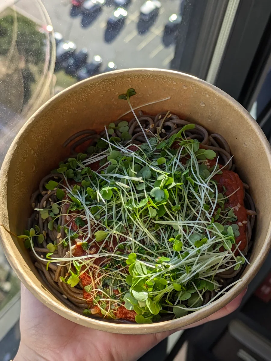 Soba Bolognese Pasta, The Humble Lotus