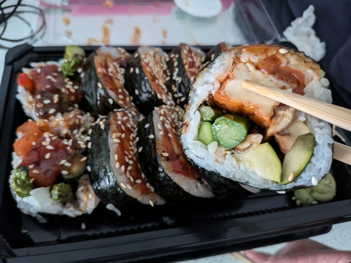 Spicy Katsu Aubergine Roll, The Humble Lotus