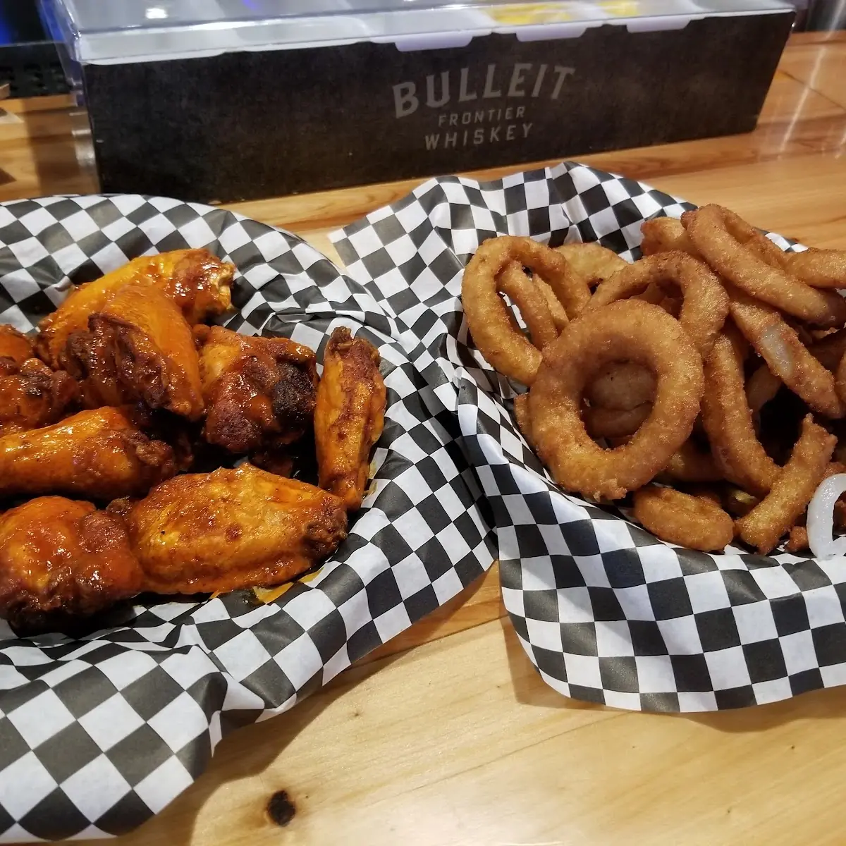 Wings and Onions Rings