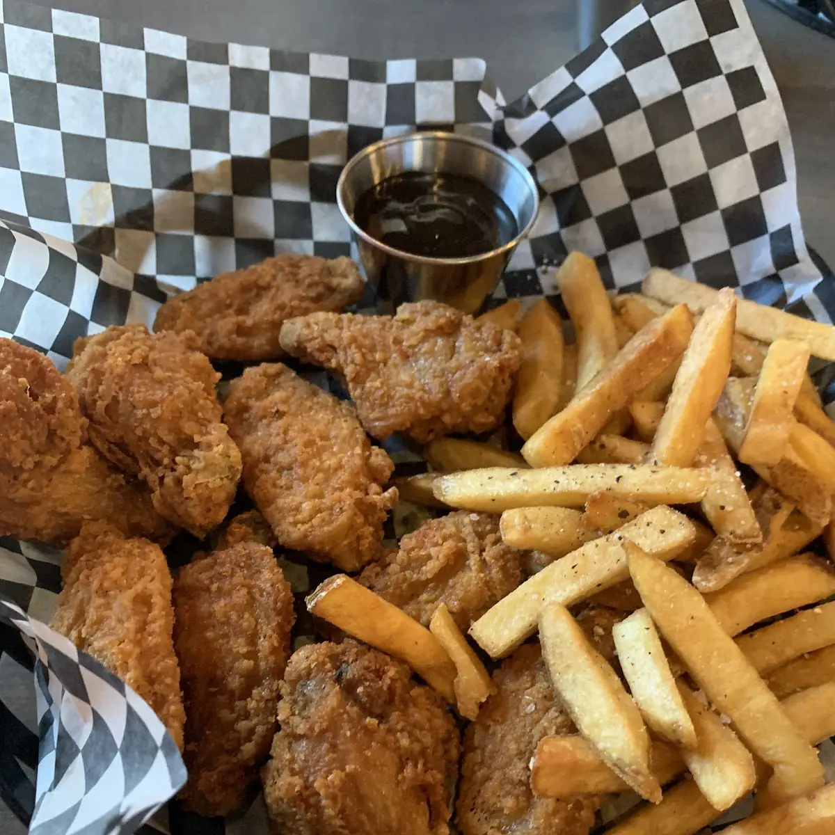 Chicken Wings and Fries, Crabby Joe's Bar • Grill