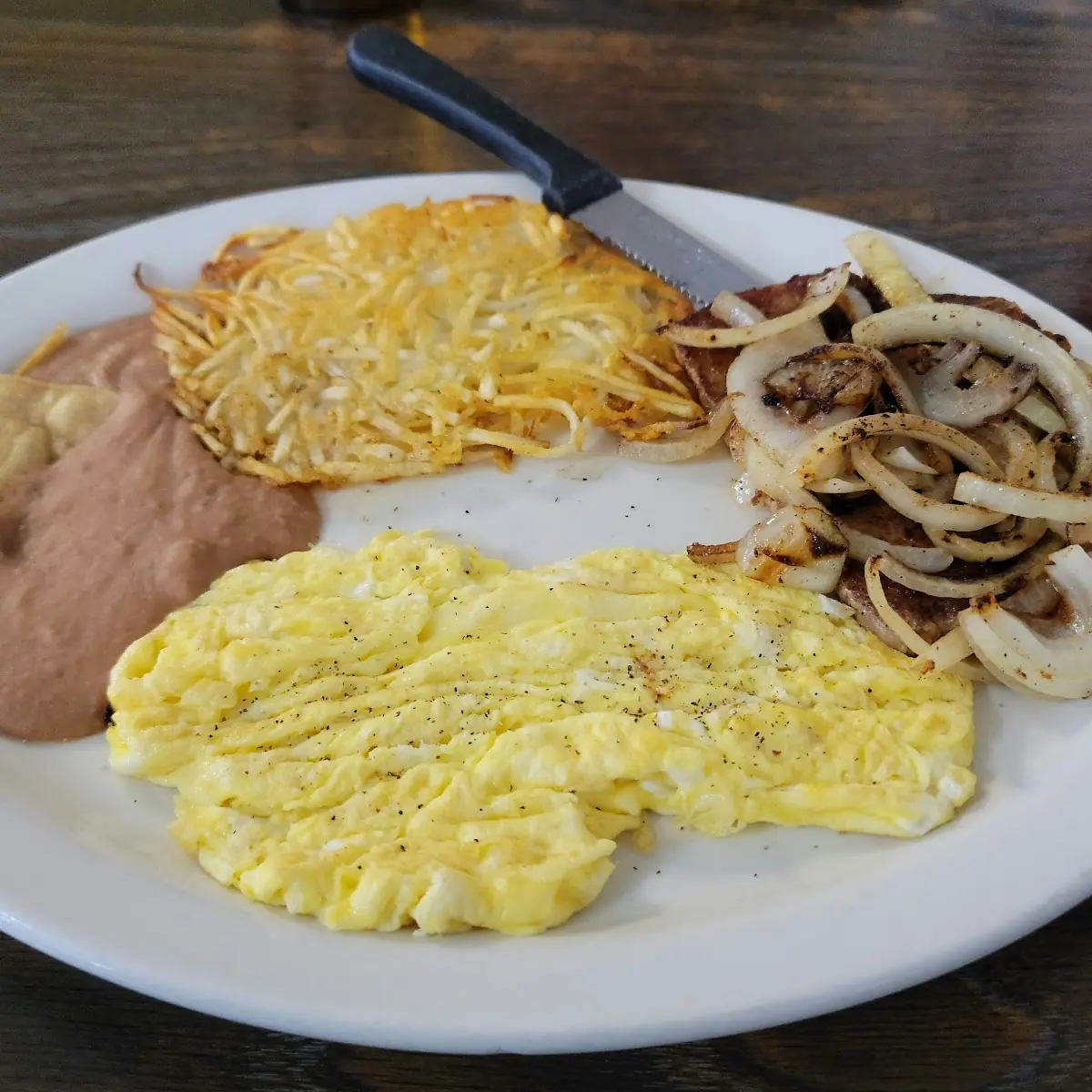 Pork Chop and Eggs