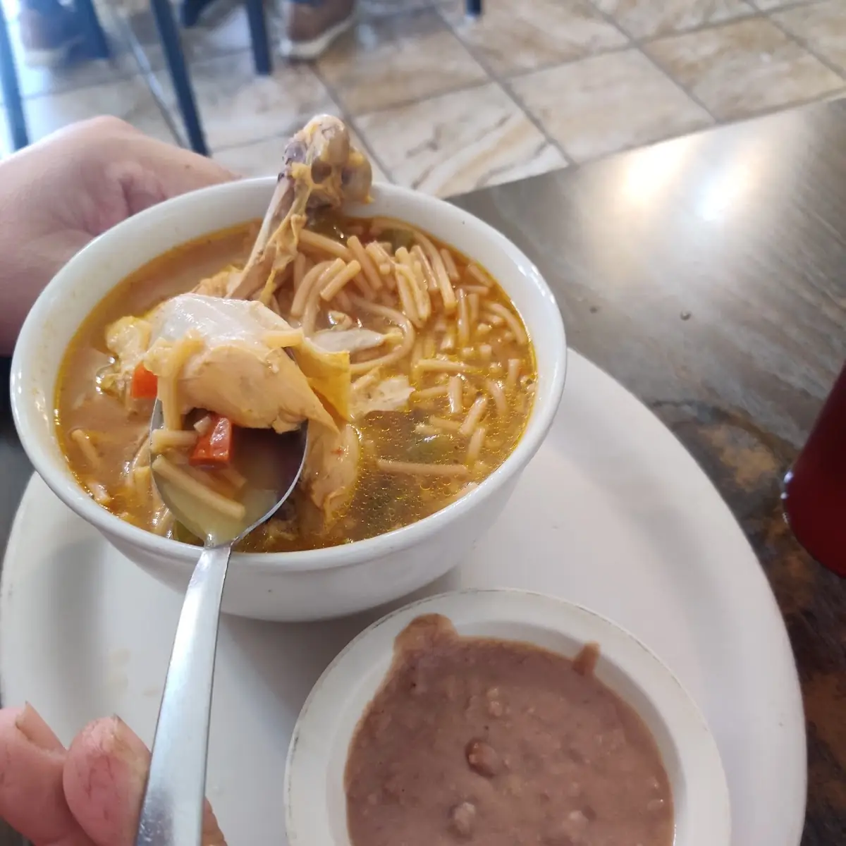 Vermicelli and Chicken Soup