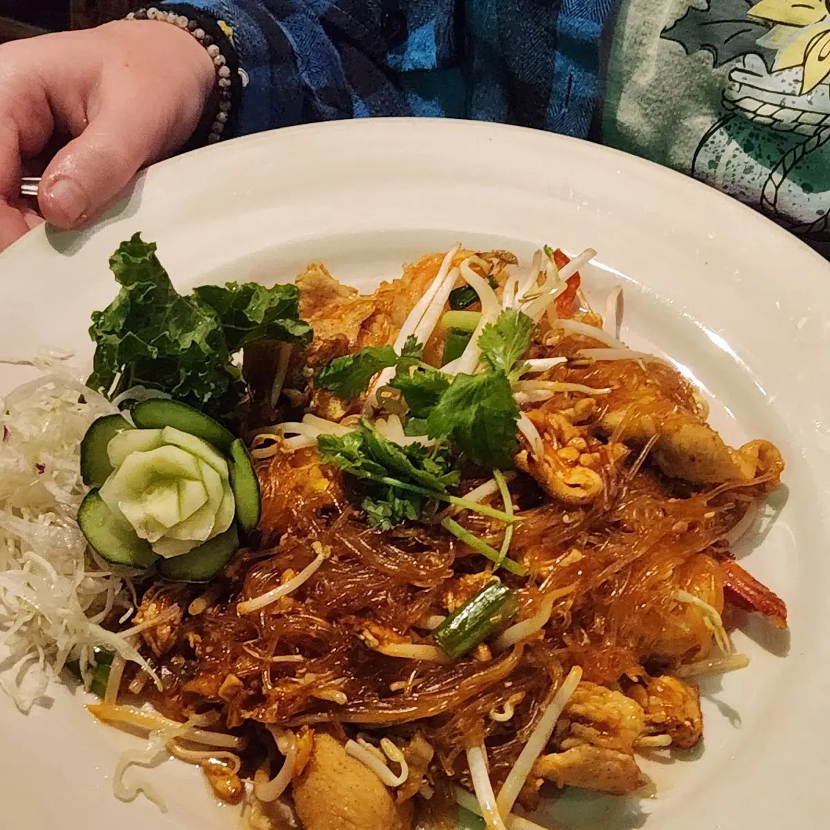 Wooden Pad Thai Shrimp
